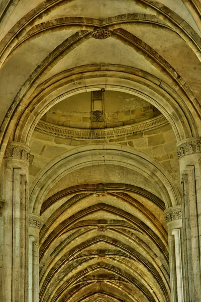 Les Andelys France July 2022 Notre Dame Collegiate Church — Fotografia de Stock