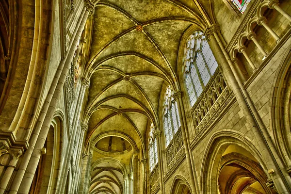 Les Andelys France July 2022 Notre Dame Collegiate Church — Stock Photo, Image
