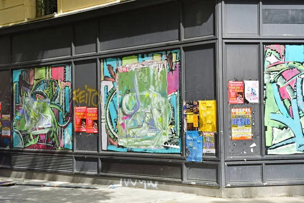 Paris France May 2022 Abandoned Shop Tronchet Street — Foto de Stock