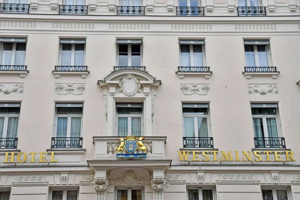 Paris France May 2022 Westminster Hotel Place Vendome — Zdjęcie stockowe