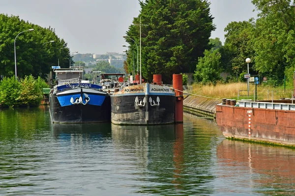 Bougival France July 2022 Picturesque Lock — Foto Stock