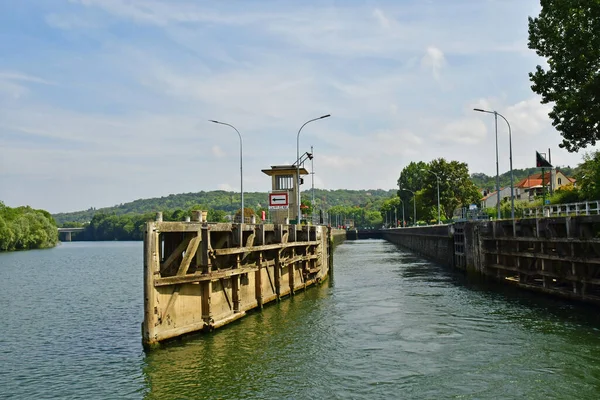 Bougival France July 2022 Picturesque Lock — Photo