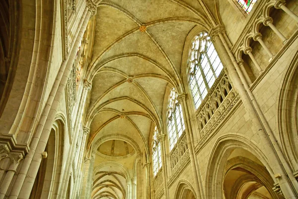 Les Andelys Frankreich Juli 2022 Die Stiftskirche Notre Dame — Stockfoto