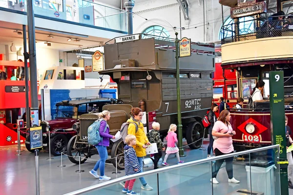 Londra Inghilterra Giugno 2022 London Transport Museum — Foto Stock