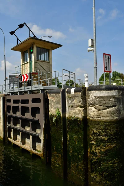 Bougival France July 2022 Picturesque Lock — Stockfoto
