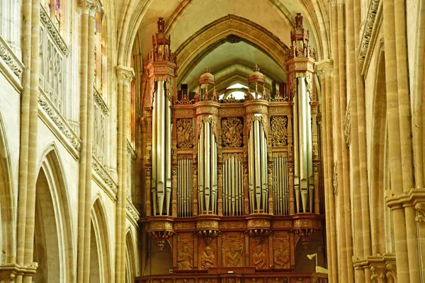 Les Andelys France July 2022 Notre Dame Collegiate Church — Stock fotografie