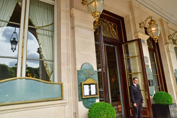 Paris France May 2022 Meurice Hotel Rivoli Street — Fotografia de Stock