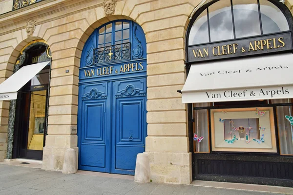 Paris France May 2022 Jeweler Place Vendome — Foto Stock