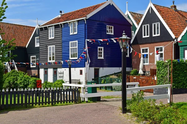 Marken Netherlands May 2022 Touristy Village Centre — Fotografia de Stock