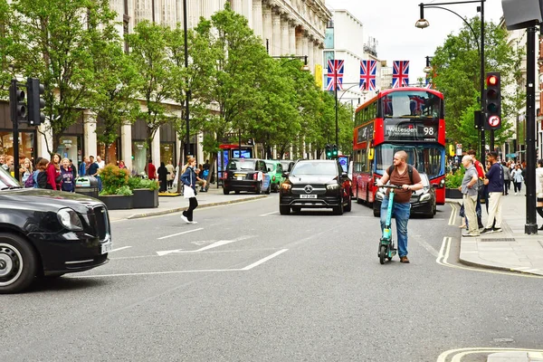 London England Juni 2022 Die Oxford Street — Stockfoto