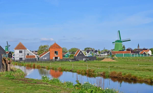 Zaanse Schans Netherlands May 2022 Picturesque Historical Village — Stockfoto