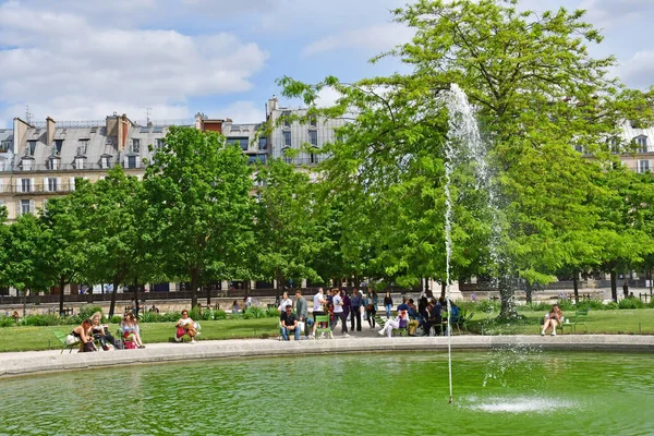 Parijs Frankrijk Mei 2022 Tuilerieën Tuin — Stockfoto