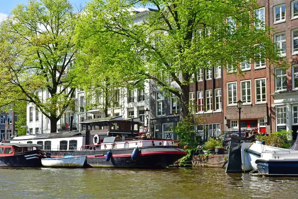 アムステルダム オランダ 2022年5月22日 観光都市中心部 — ストック写真