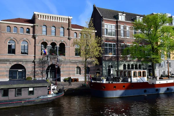 Amsterdam Netherlands May 2022 Boat Touristy City Centre — Stock fotografie