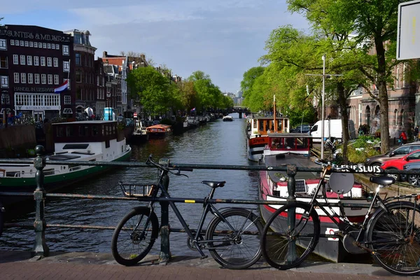 Amsterdam Netherlands May 2022 Boat Touristy City Centre — Stock fotografie