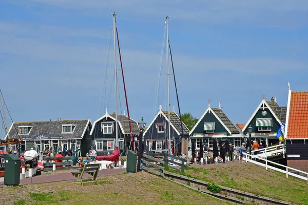 Marken Netherlands May 2022 Touristy Village Centre — Fotografia de Stock