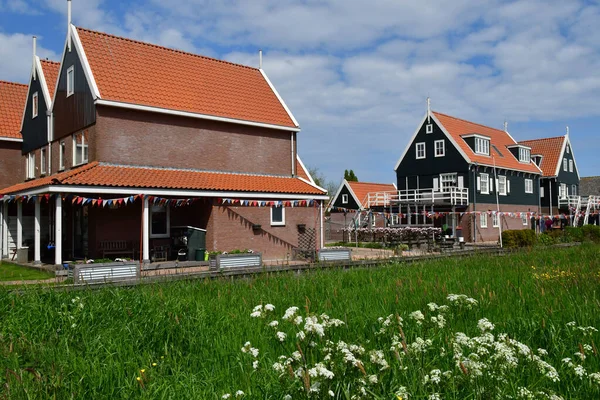 Marken Netherlands May 2022 Touristy Village Centre — Fotografia de Stock