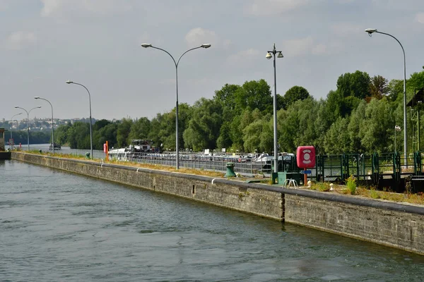 Bougival France July 2022 Lock — ストック写真