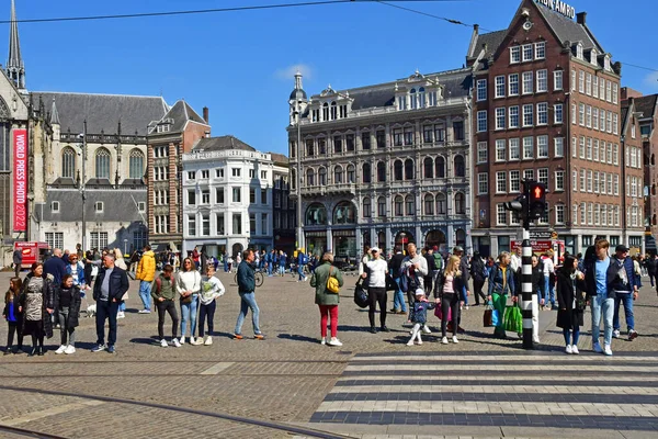 Amsterdam Netherlands May 2022 Dam Square City Centre — Foto Stock