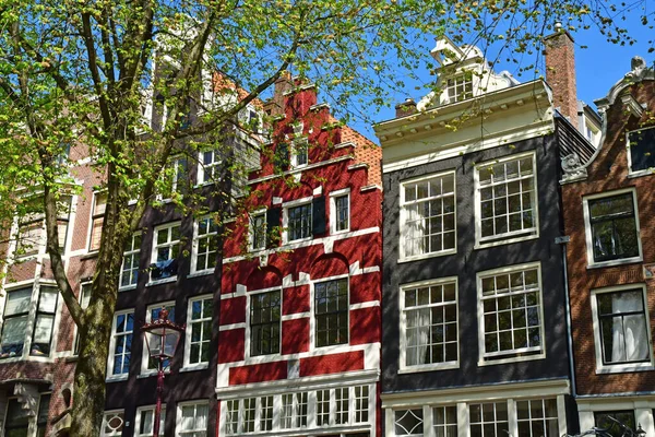Amsterdam Mei 2022 Het Toeristische Stadscentrum — Stockfoto