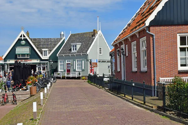 Marken Netherlands May 2022 Touristy Village Centre — Fotografia de Stock