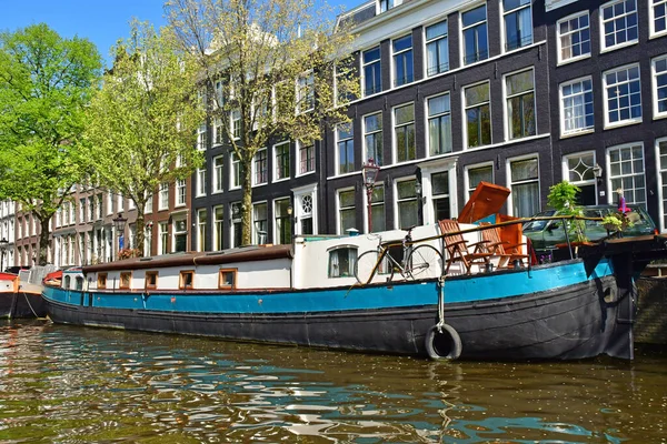 Amsterdam Netherlands May 2022 Boat Touristy City Centre — Stockfoto