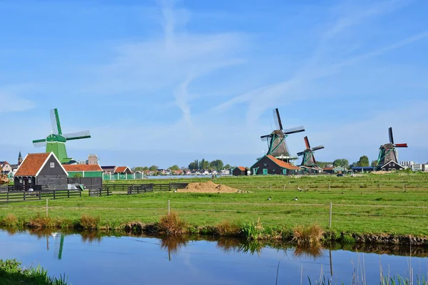 Zaanse Schans Netherlands May 2022 Picturesque Historical Village — Stock Photo, Image