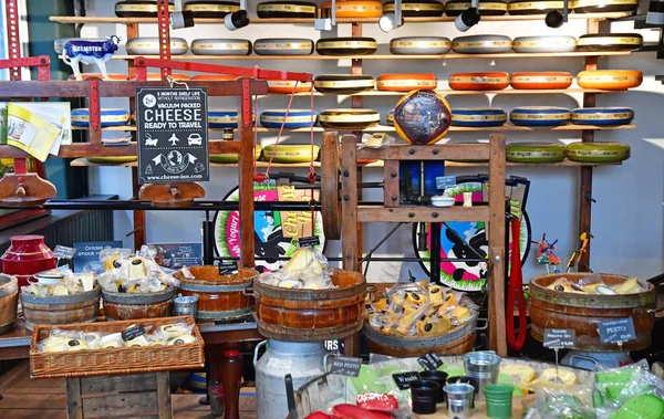 Amsterdam Netherlands May 2022 Cheese Shop Touristy City Centre — Stock Photo, Image