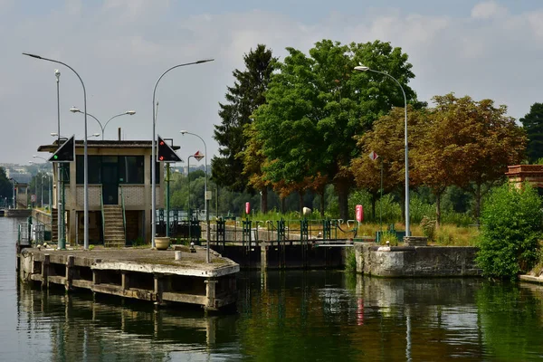 Bougival France July 2022 Picturesque Lock — Photo