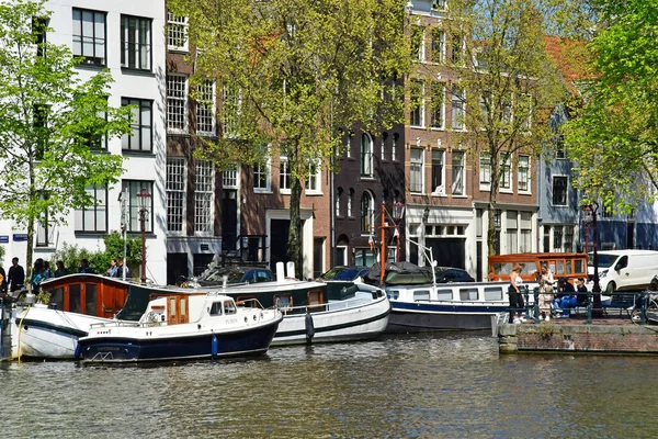Amsterdam Pays Bas Mai 2022 Centre Ville Touristique — Photo