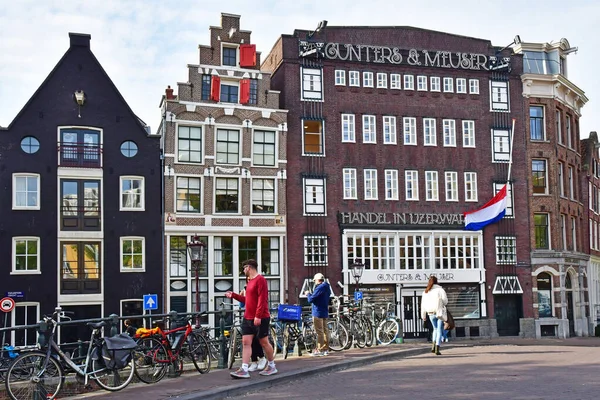 Amsterdam Nizozemsko Května 2022 Turistické Centrum — Stock fotografie