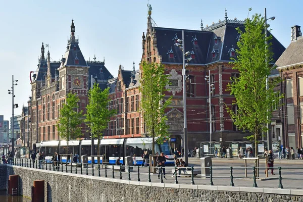 Amsterdam Netherlands May 2022 Central Station District — Foto Stock