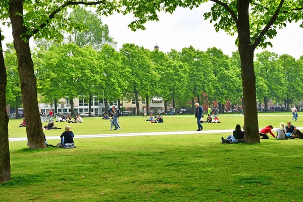 Amsterdam Netherlands May 2022 Park Museum District — Stok fotoğraf