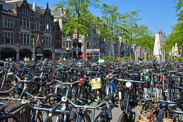 Amsterdam Niederlande Mai 2022 Das Touristische Stadtzentrum — Stockfoto