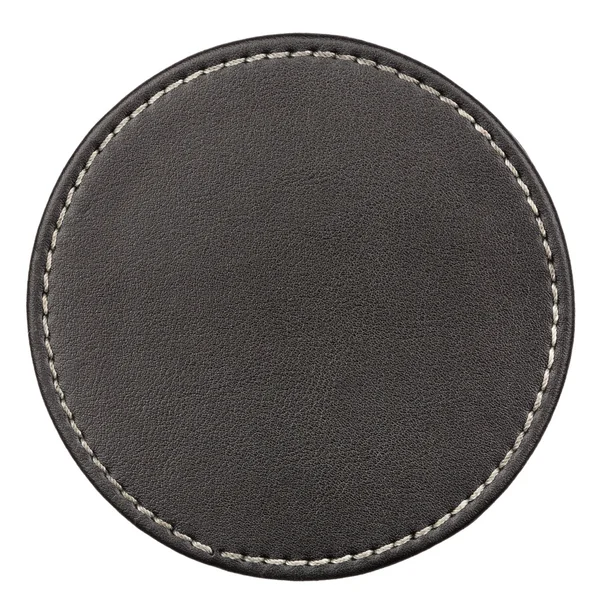 Leather table coaster — Stock Photo, Image