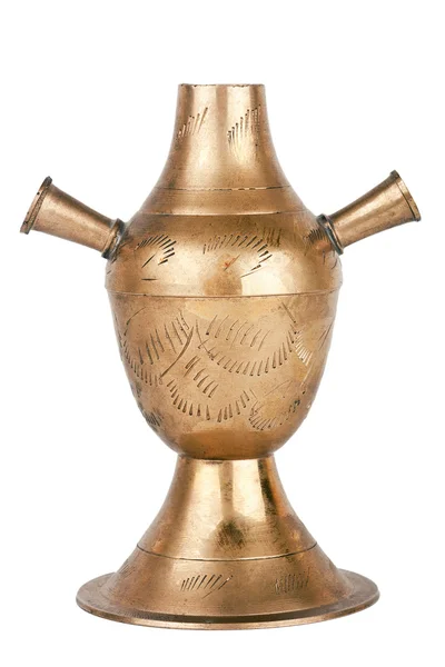 Stamped brass vase — Stock Photo, Image