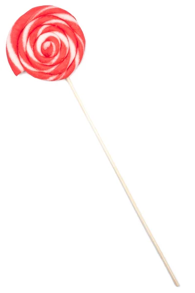 Red spiral lollipop — Stock Photo, Image