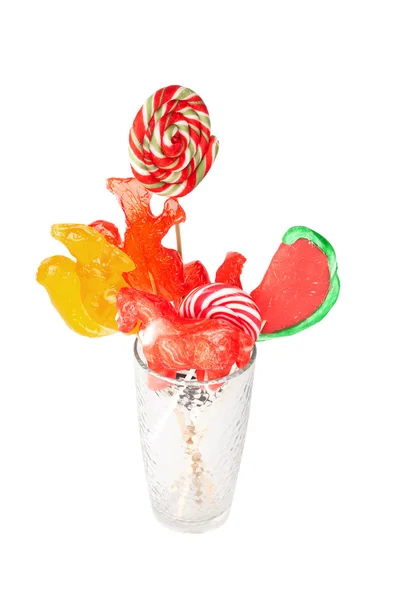 Fullt glas lollipop — Stockfoto