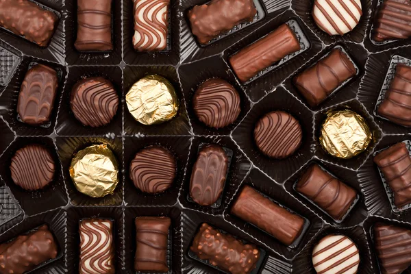 Doos chocolade — Stockfoto