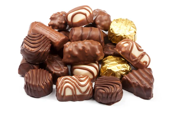 Assorted chocolate candies — Stock Photo, Image