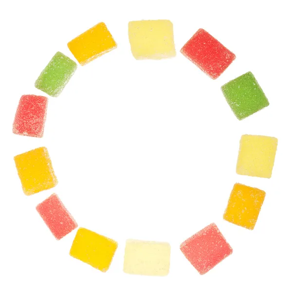 Cirkel av jelly godis — Stockfoto