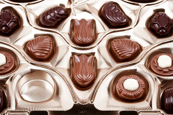 Boîte de chocolats — Photo