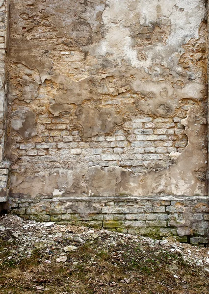 Straßenmauer in die Jahre gekommen — Stockfoto