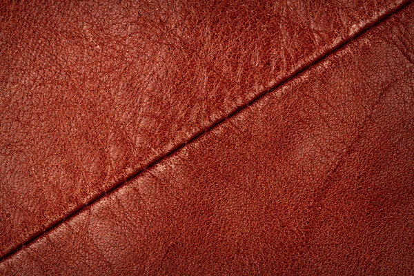 Costura no produto de couro — Fotografia de Stock