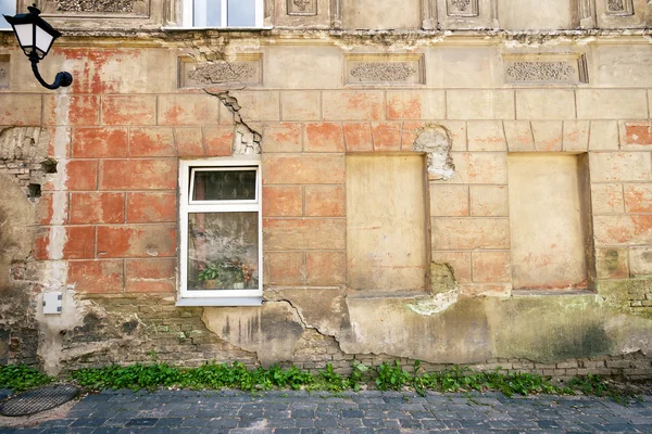 Leeftijd straat muur — Stockfoto