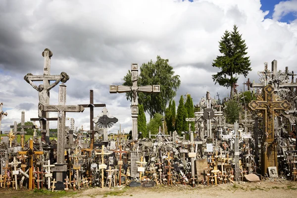 Hill of Crosses — Stock Photo, Image