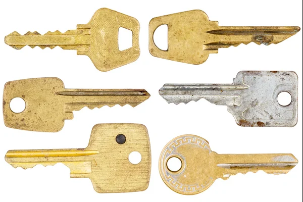 Instellen van oude sleutels — Stockfoto
