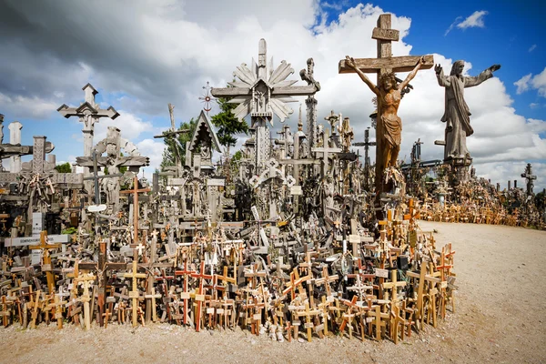 Hill of Crosses — Stock Photo, Image