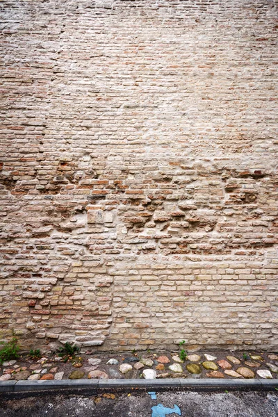 Vecchio muro giallo — Foto Stock