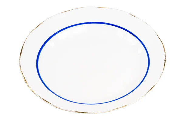 Blue plate — Stock Photo, Image